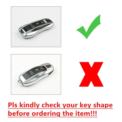 Remote Key Case Shell Cover for Porsche Cayenne Panamera (2017-2020) Pink