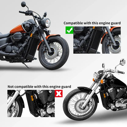 Highway Bar Engine Guard for Honda Shadow Aero Spirit Phantom 750 (2004-2024)
