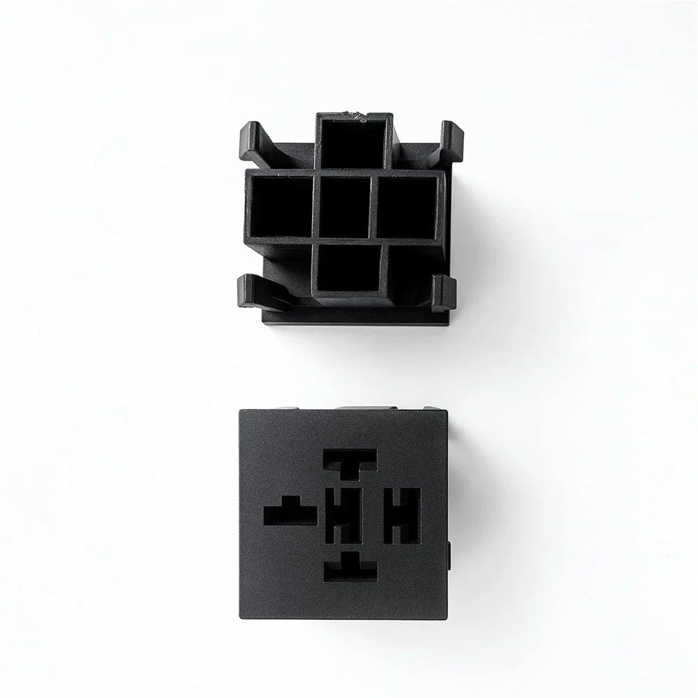 5 x Relay Connector Socket for Fuse Box - 4 Pin & 5 Pin