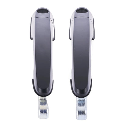 2pc Front Left & Right Outer Door Handle Black for Hyundai Tucson (2004–2010)