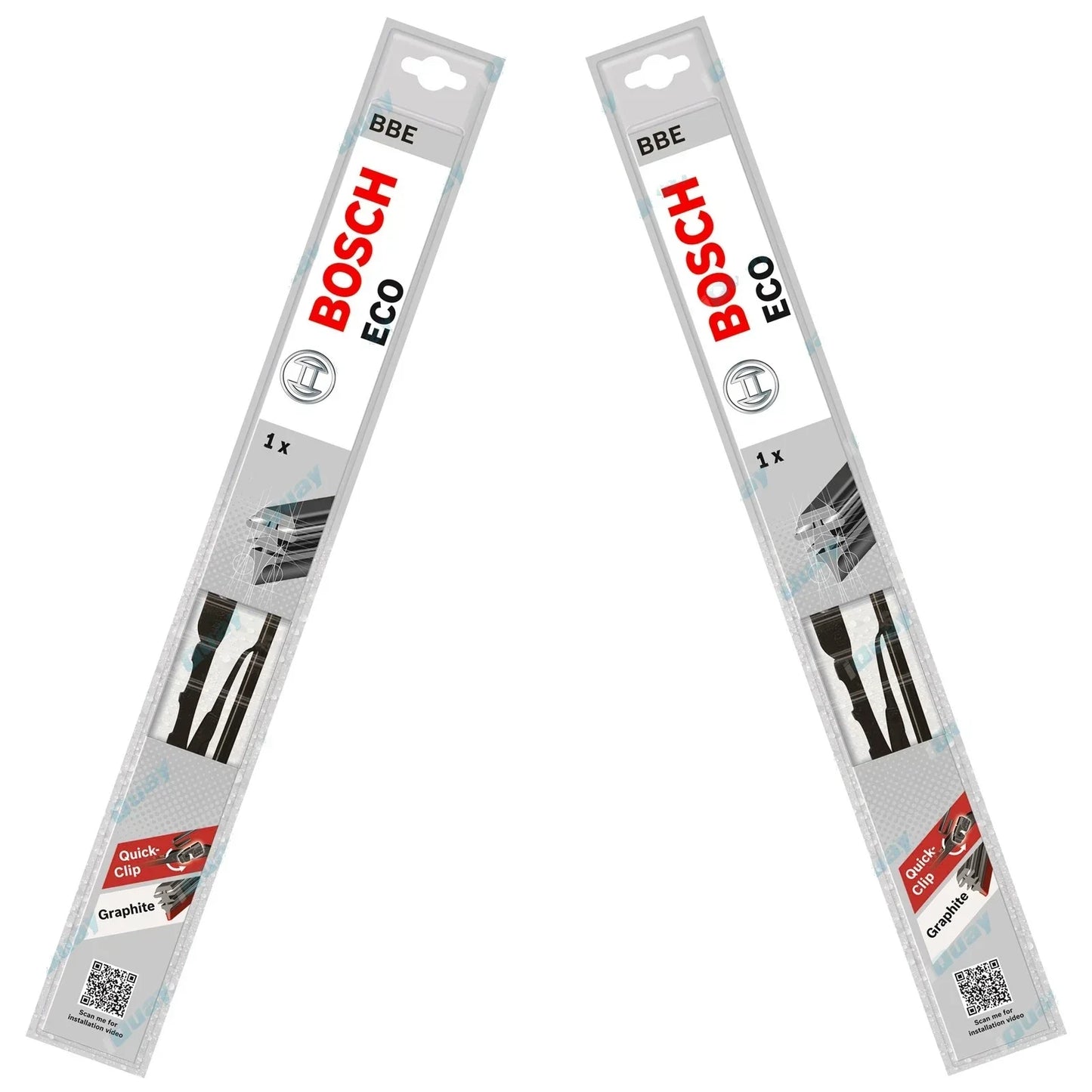Front Pair Bosch Eco Wiper Blades Set for Nissan Pulsar N13 N14 1987~1995