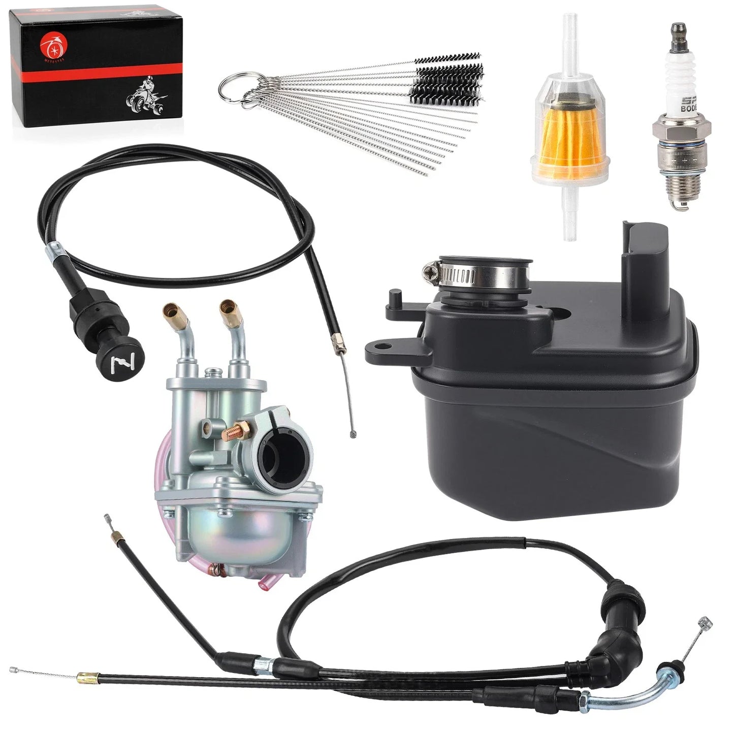 Carburetor Assy + Air Filter w/Cable for Yamaha PW50 (2008-2024)
