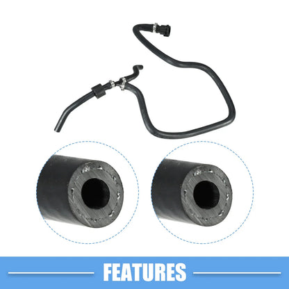 Engine Coolant Hose 4.4L V8 for BMW X5 (2004 - 2006) Rubber Black