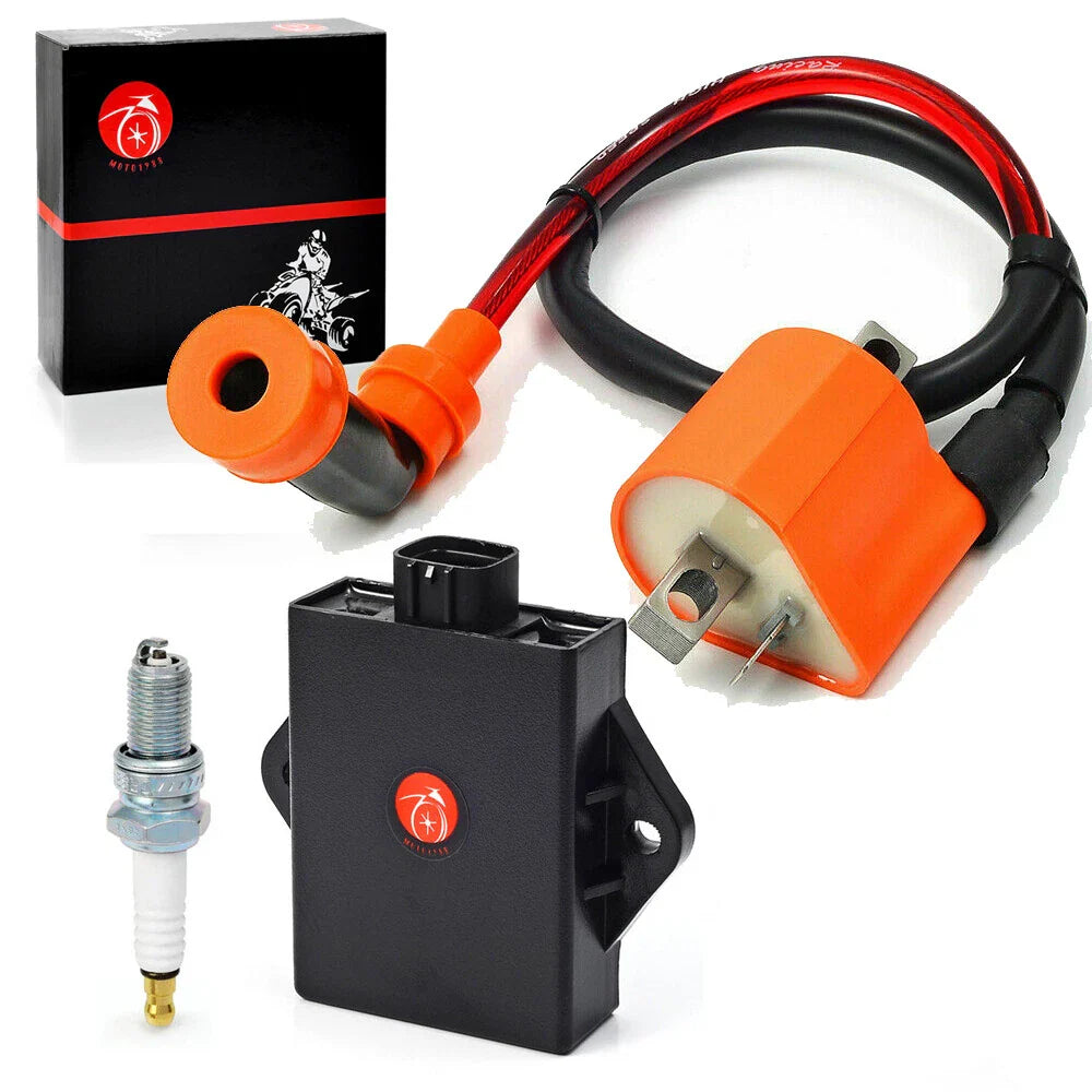 Ignition Coil Spark Plug CDI Box for Suzuki QUADRUNNER 4WD LT4WD (1987–1993)