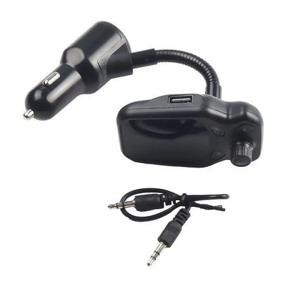 Wireless FM Transmitter USB Charger for Car MP3 Player Calls Hands-Free
