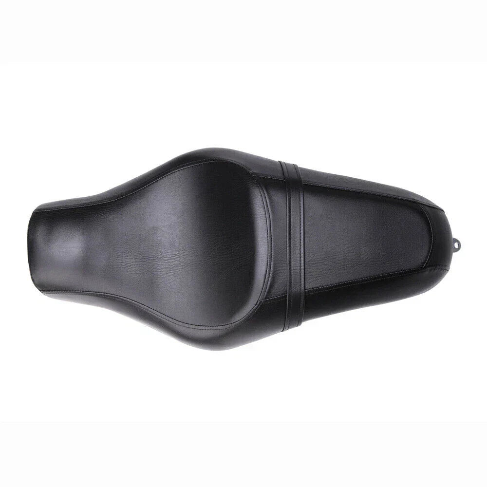 Black Driver Passenger Seat for Harley XL883N 883C 883L XL1200N 1200C (2004-2023)