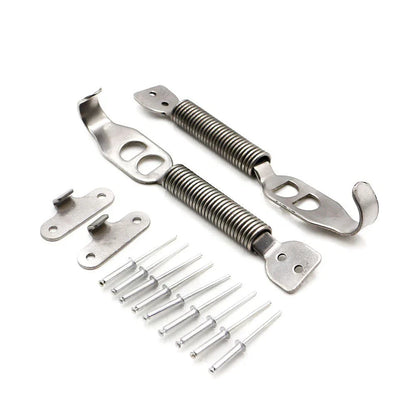 Stainless Steel Racing Bonnet Hook Pin Lock Kit