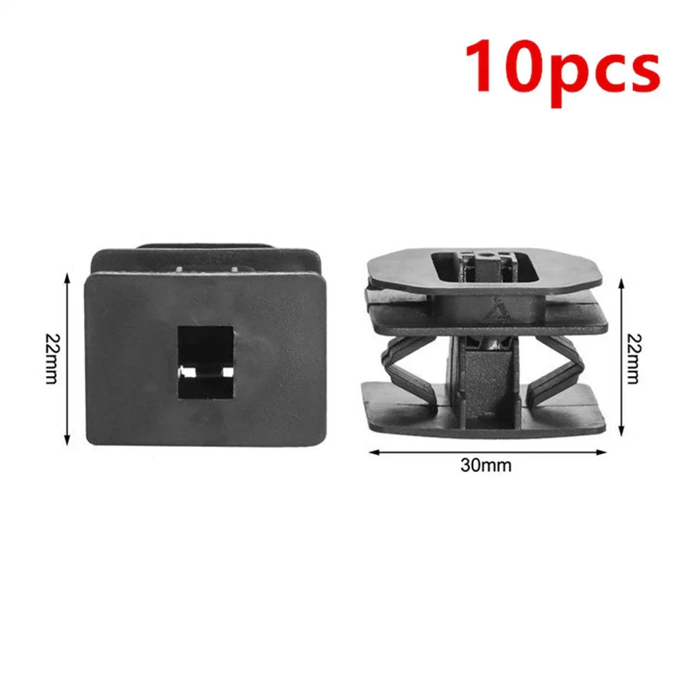 10 x Black Panel Moulding Clips for Ford Lincoln MKZ (2013-2020)