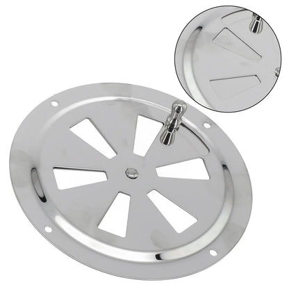 5 x Stainless Steel Marine Air Vent Butterfly Boat Round Louvered Vent for Boat