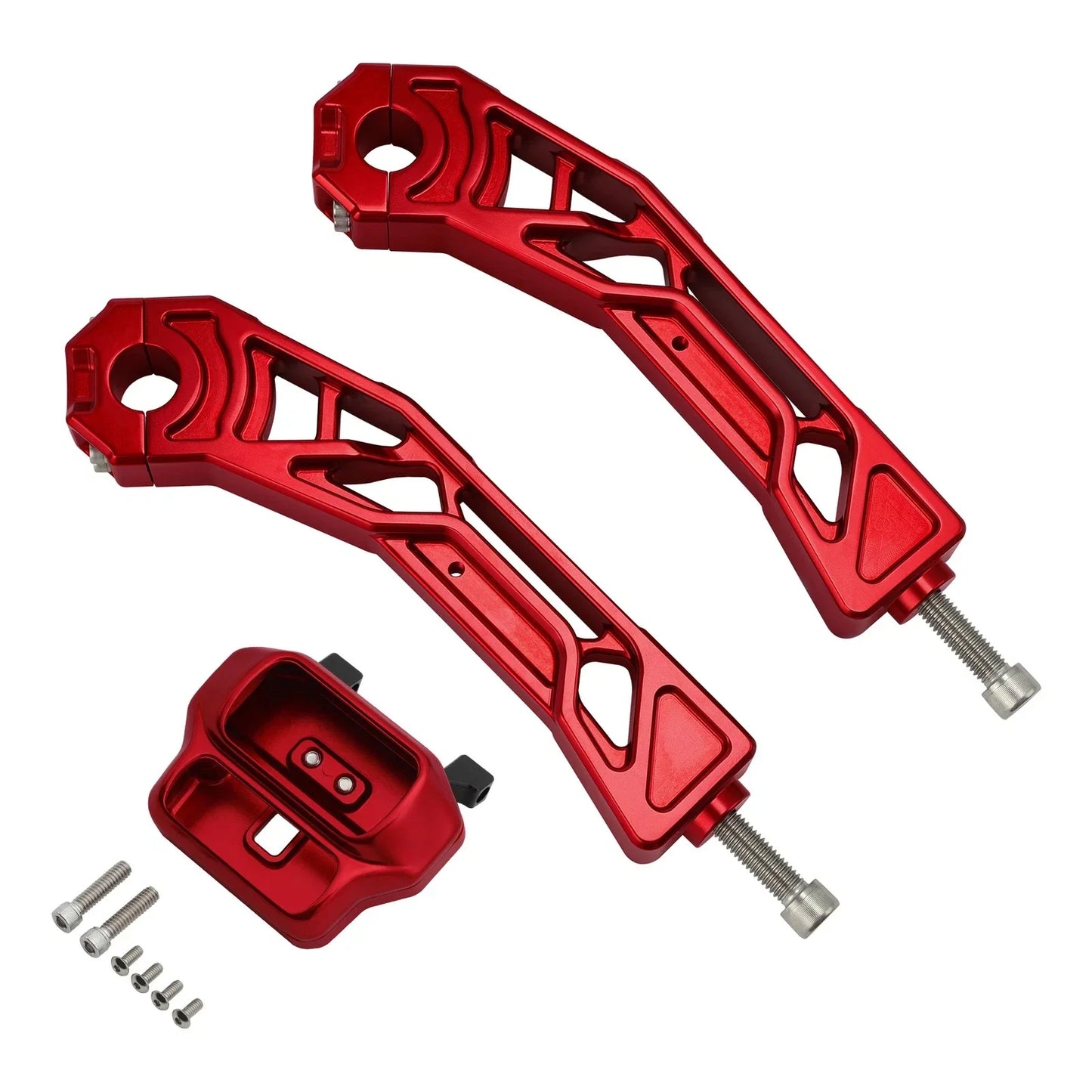 10" Handlebar Clamp Riser & Gauge Mount for Harley Softail Fat Boy (2018-2025)