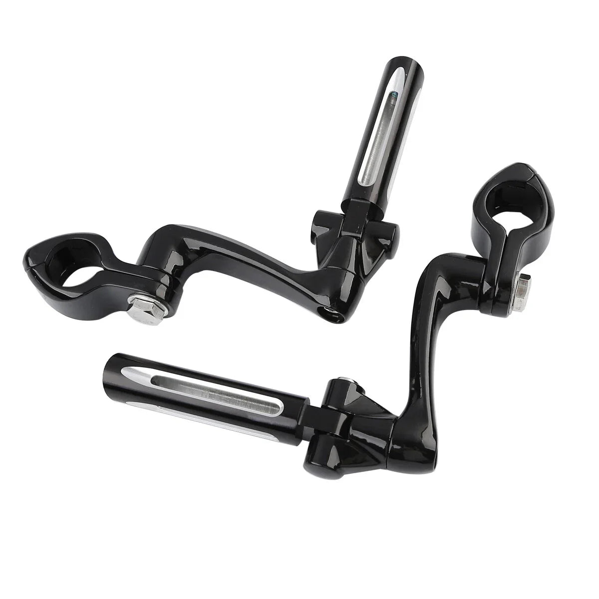 1.25" Highway Bar Male Mount Footpegs for Harley Touring Road Glide (2009-2023)