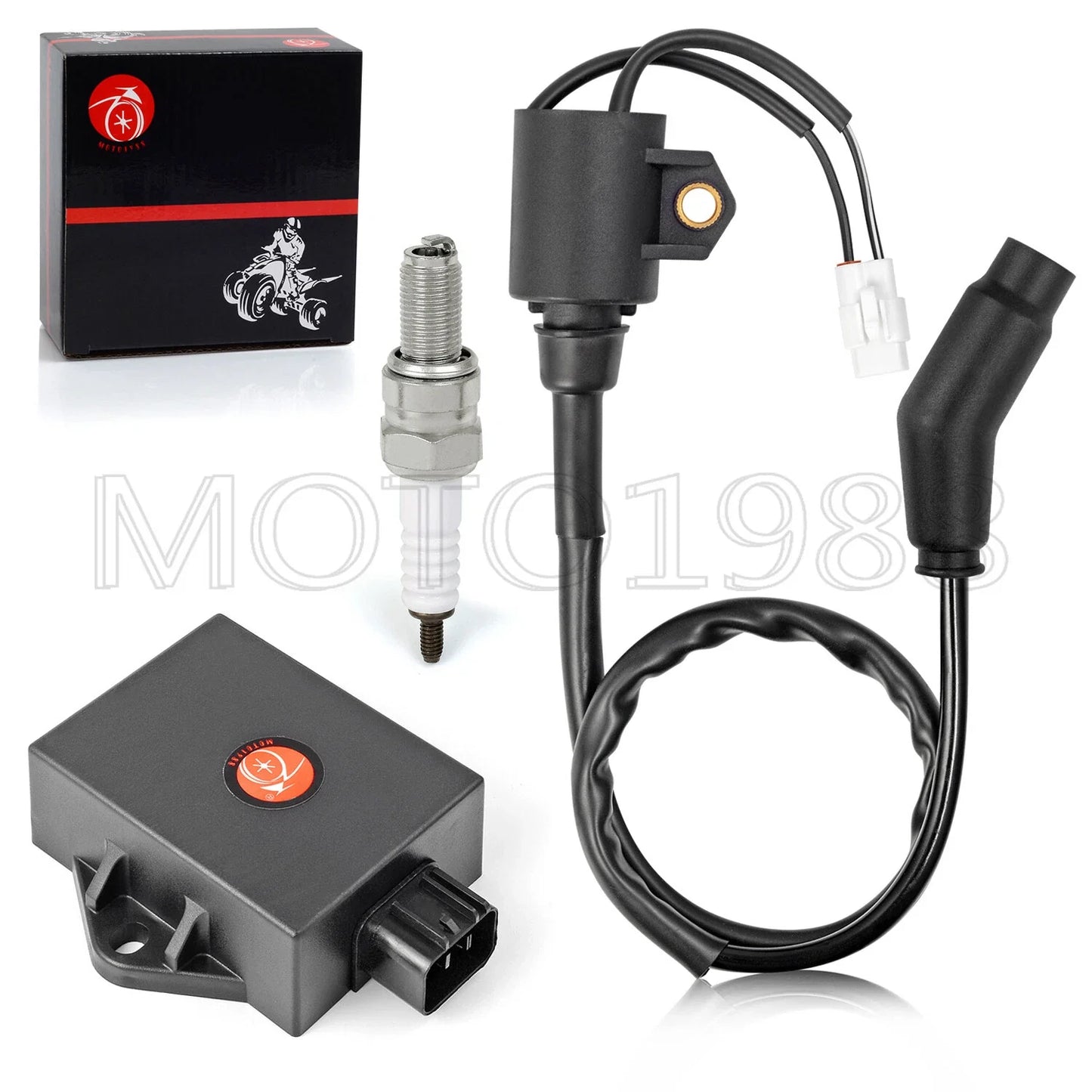 CDI BOX Ignition Coil Spark Plug for Polaris Sportsman HAWKEYE 300 (2008–2011)
