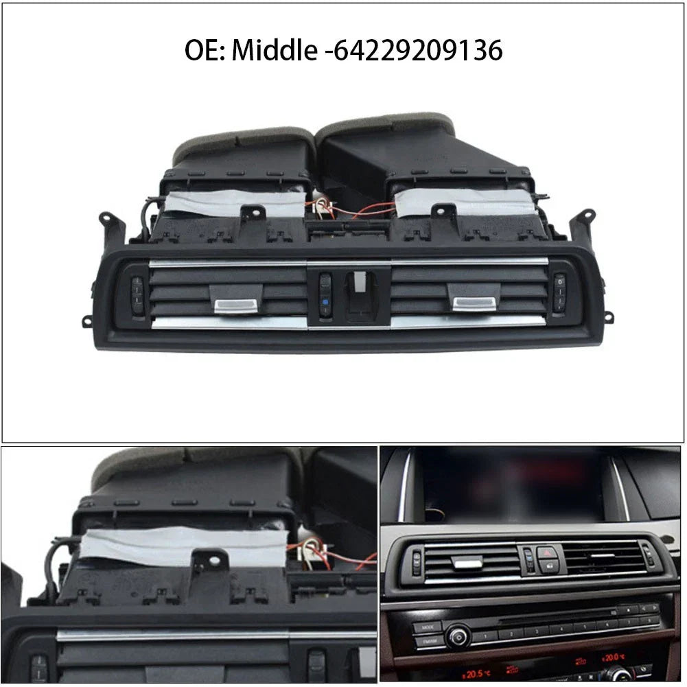 Dashboard AC Vent Assembly for BMW 5 Series F11 F18 (2010–2017)