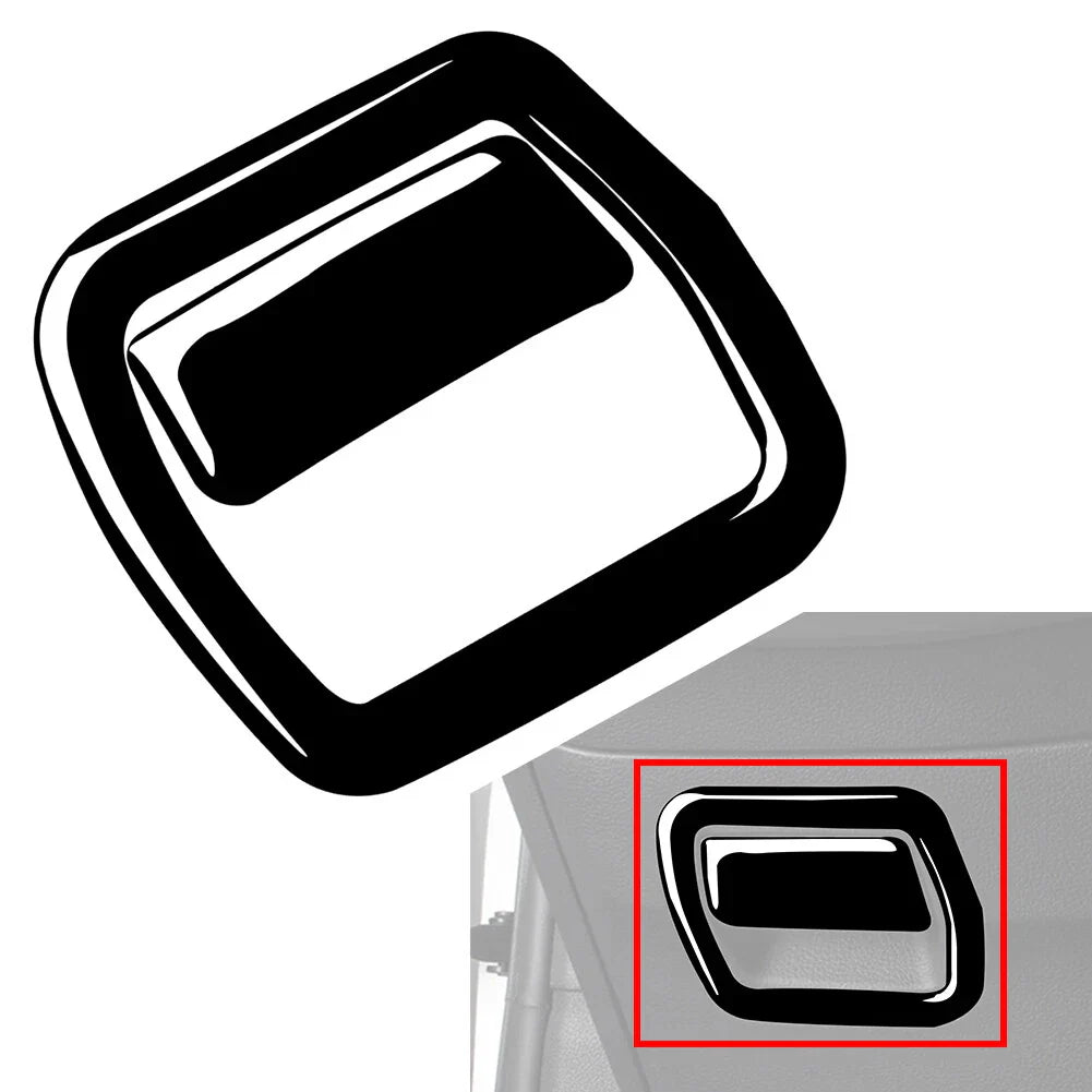 Piano Black Driver Storage Box Panel Cover Trim for Audi A4 A5 (2016-2023)