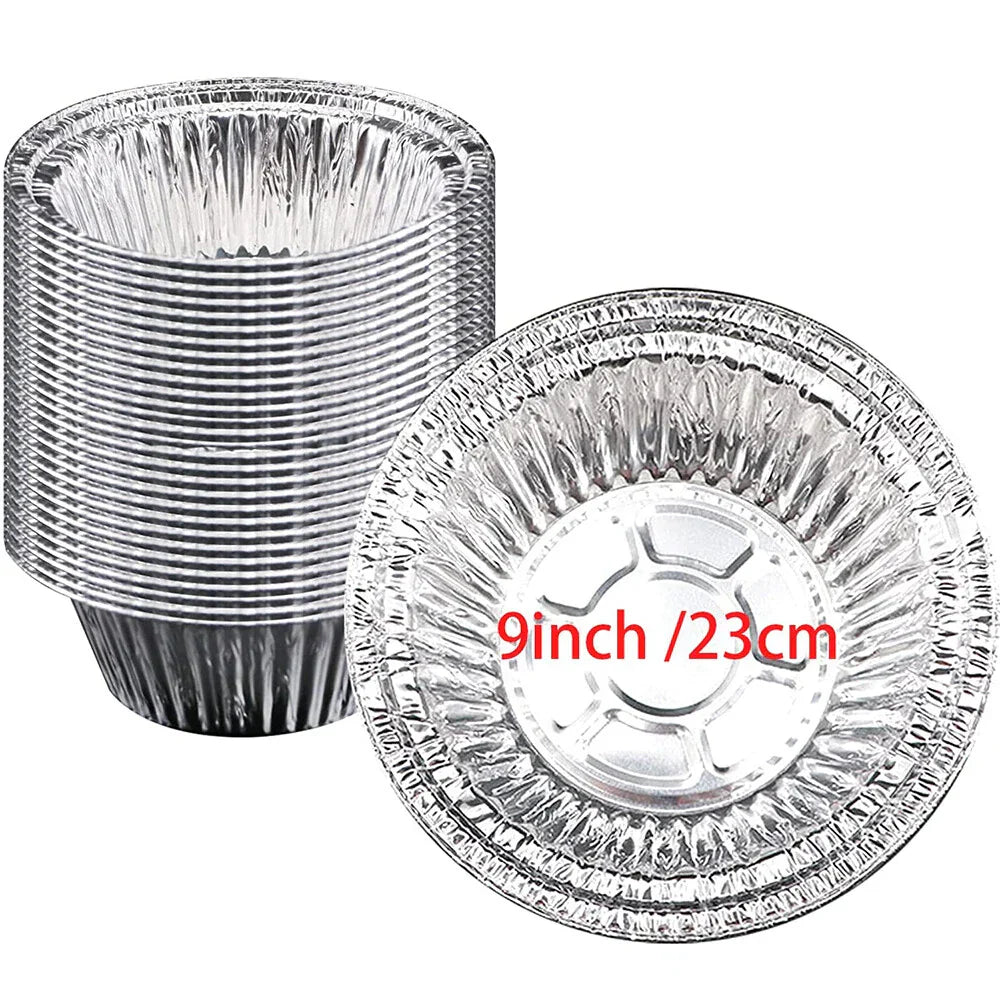 20 x 9-Inch Aluminium Foil Trays for Baking & Cooking Accessories