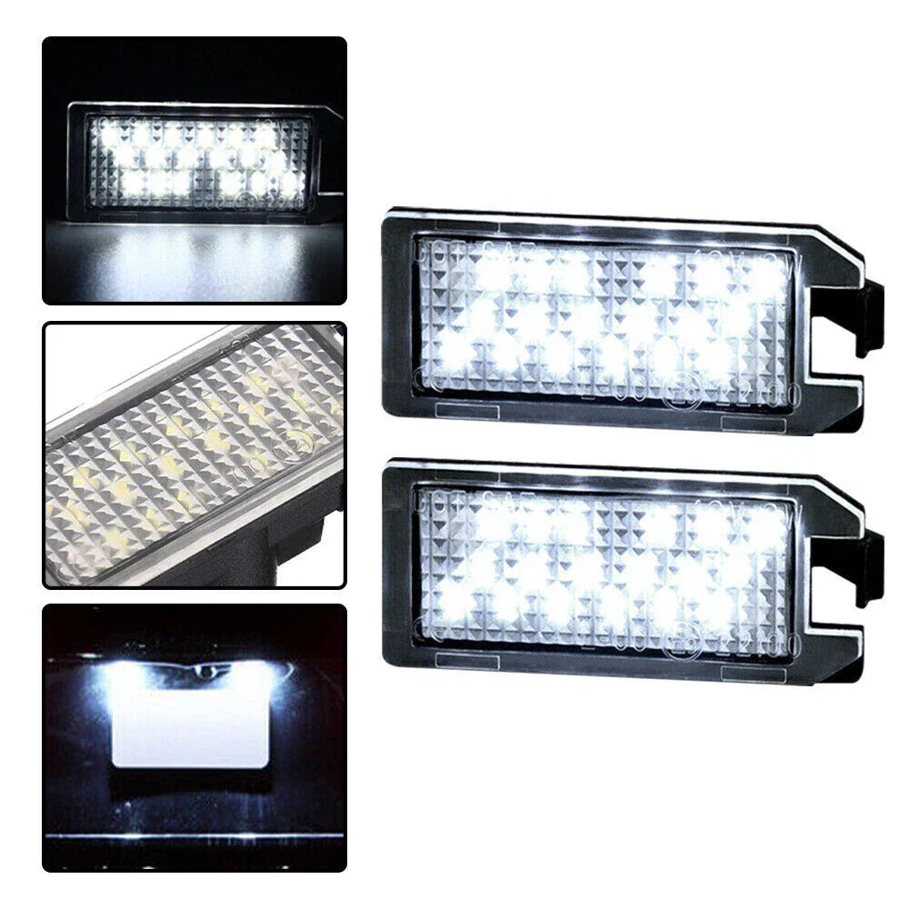 Number Plate Lights for Jeep Grand Cherokee, Compass (2014-2023), Fiat 500 (2013-2019)