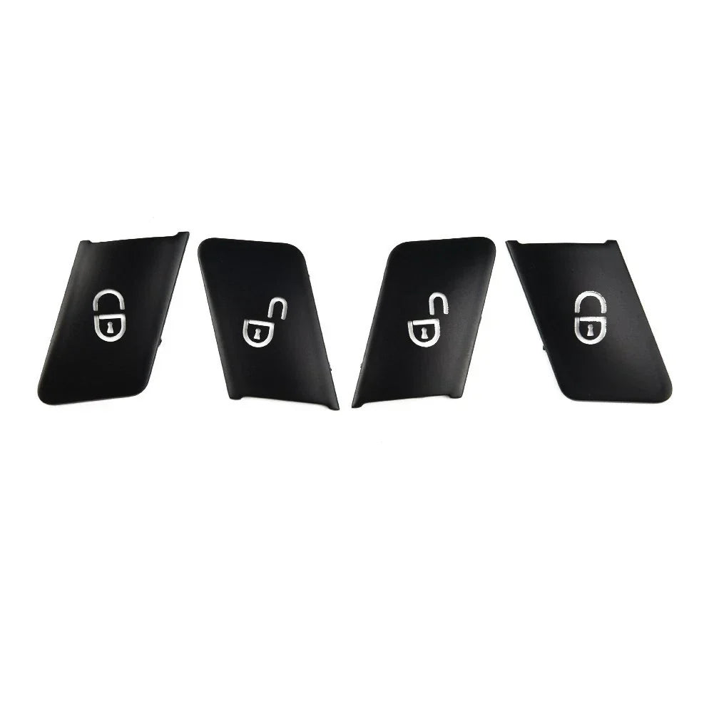 Button Cover Trim Matte Black for Benz C W204 W212 E (2007–2016)