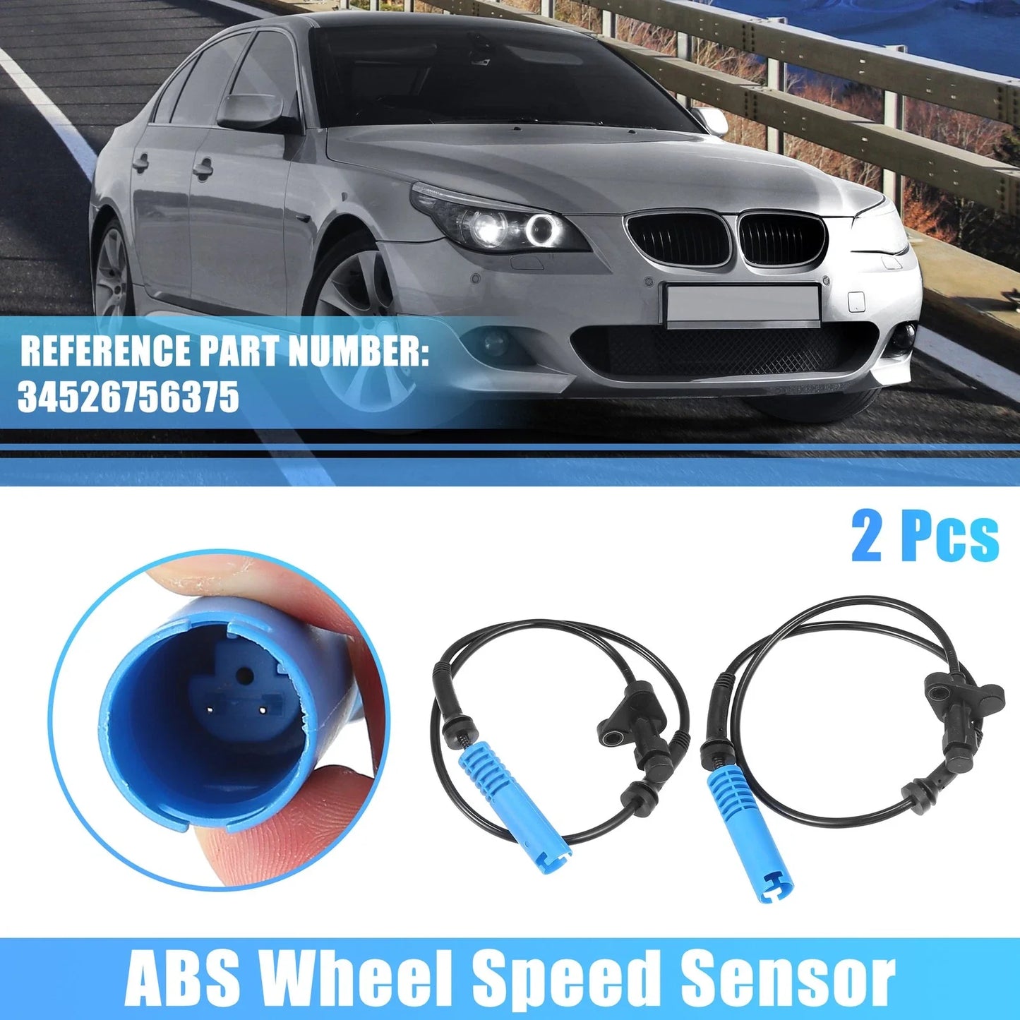 ABS Wheel Speed Sensor Front Left Right for BMW 525i