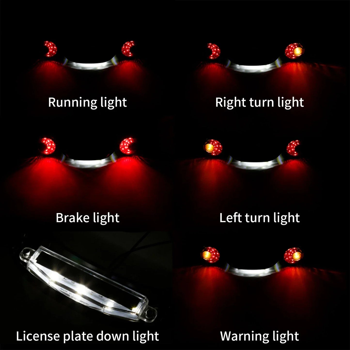 Rear Brake LED Light Bar Turn Signal for Harley Road Street Glide (2010-2024)