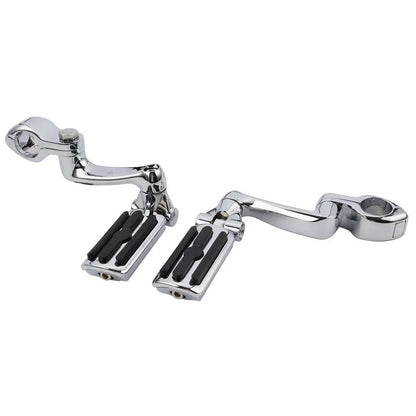 32mm Footpegs 360° Adjustable Long Mount Clamp 1-1/4in for Highway Bars
