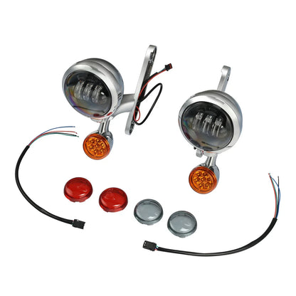 Fog Turn Signal Light Brackets for Harley Road Electra Glide (1994-2024)