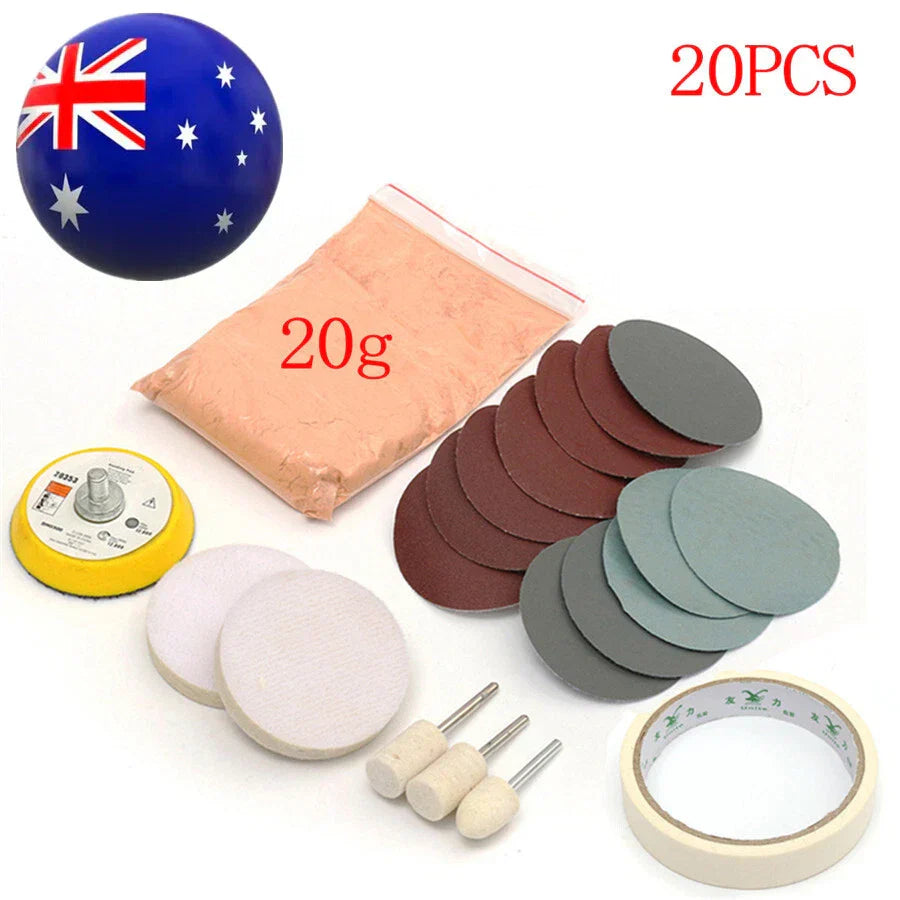 Window Glass Scratch Remover Polishing Kit for AU Ship