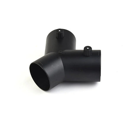 75mm Y Branch Duct Splitter Outlet Connector with Regulator Valve for Heater