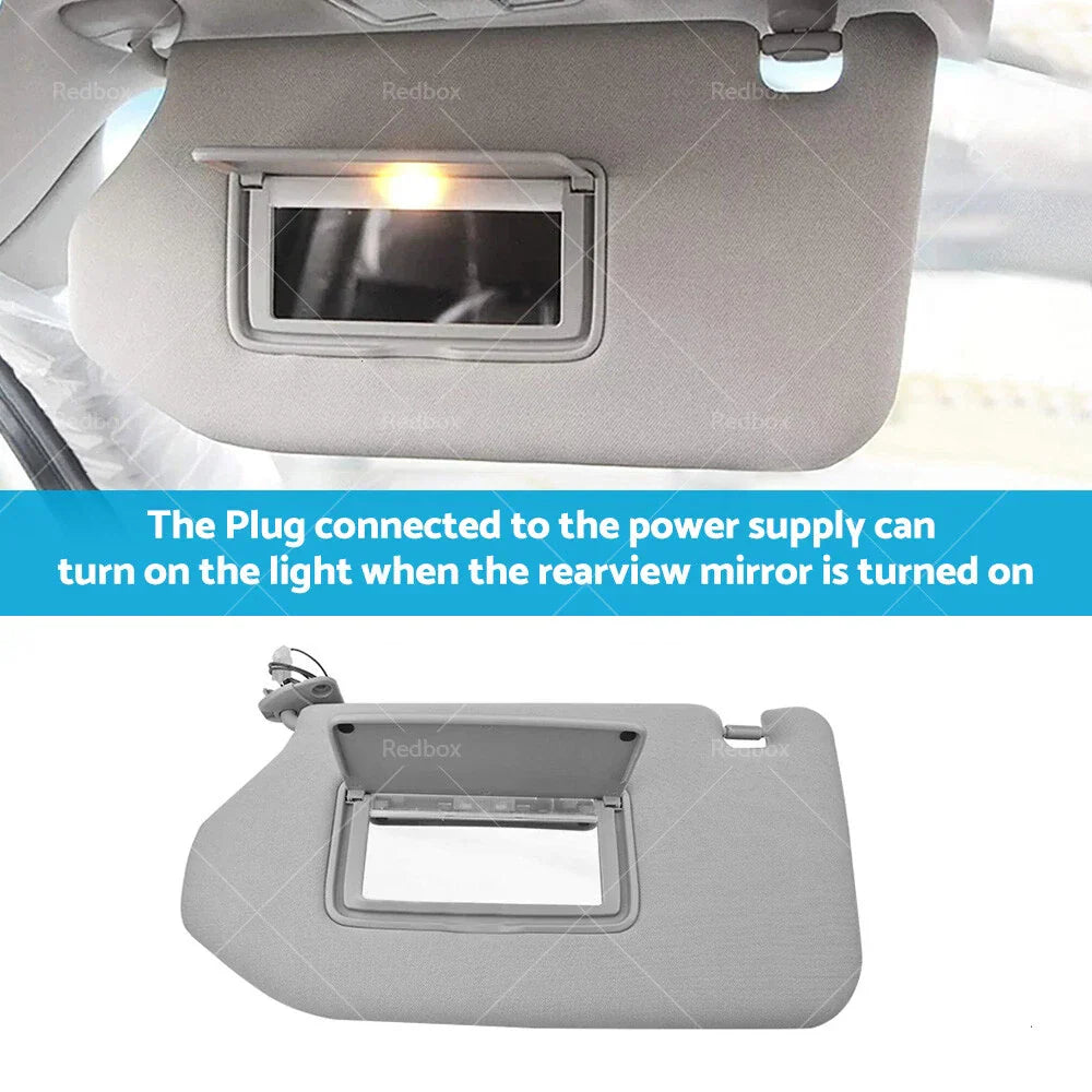 Interior Sun Visor Shade Grey for Nissan Pathfinder (2013-2018)