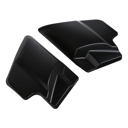 Battery Side Covers for Harley Touring Road Glide (2009-2024) Black Denim