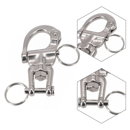 316 Stainless Steel Swivel Snap Shackle for Sailboat Accessories