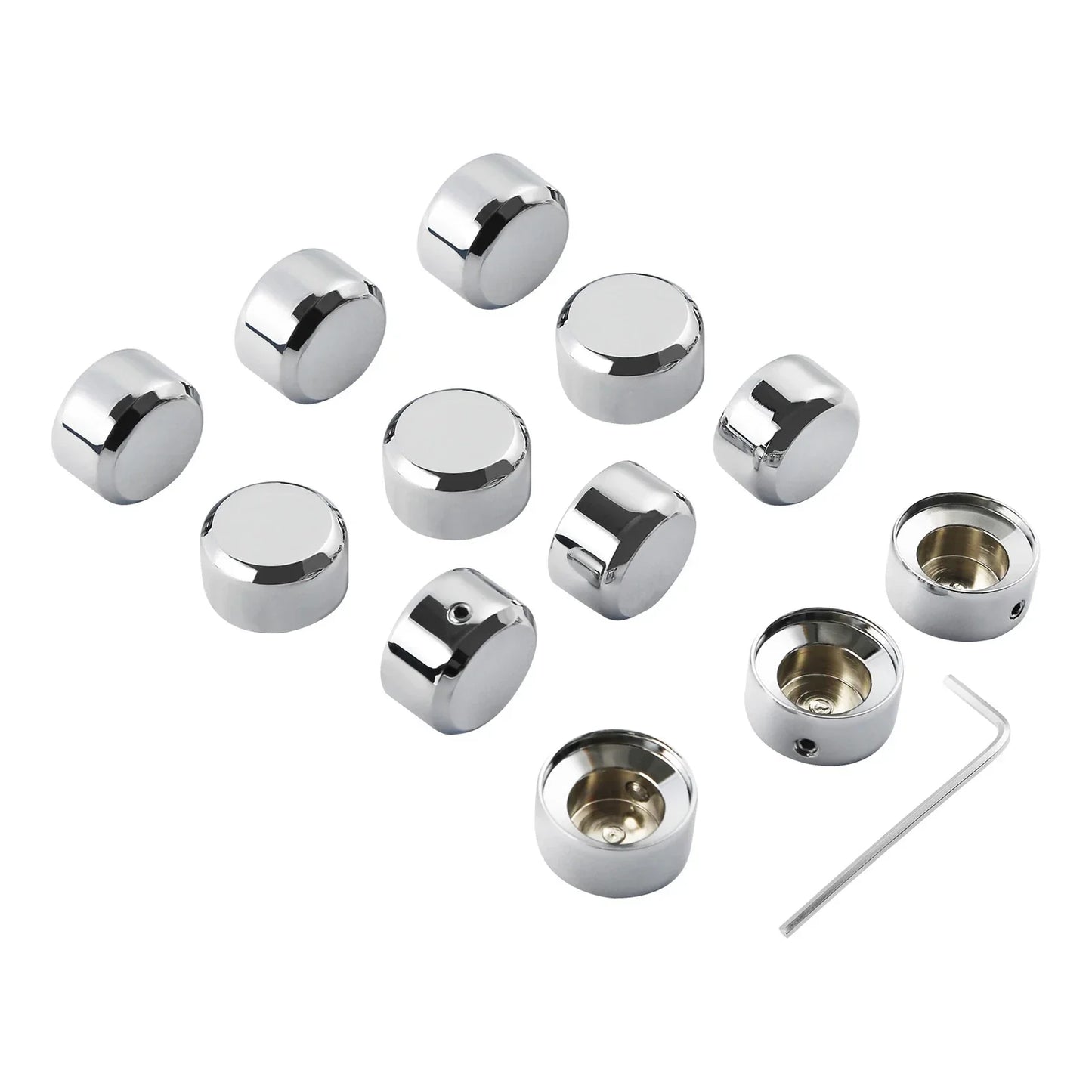 Chrome Engine Bolt Topper Covers for Harley Sportster S (2021-2024)