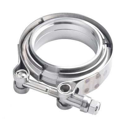 2.5" Stainless Steel V-Band Clamp for Exhaust Downpipe (Fits Various Models)