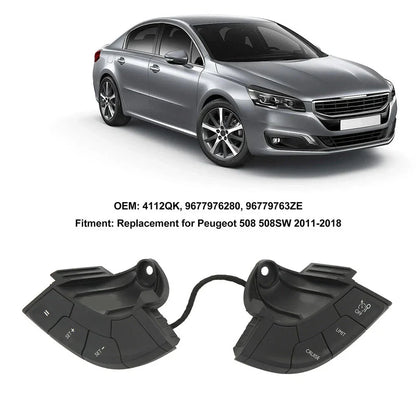 Steering Wheel Cruise Control Switch Button for Peugeot 508SW (2011-2018)