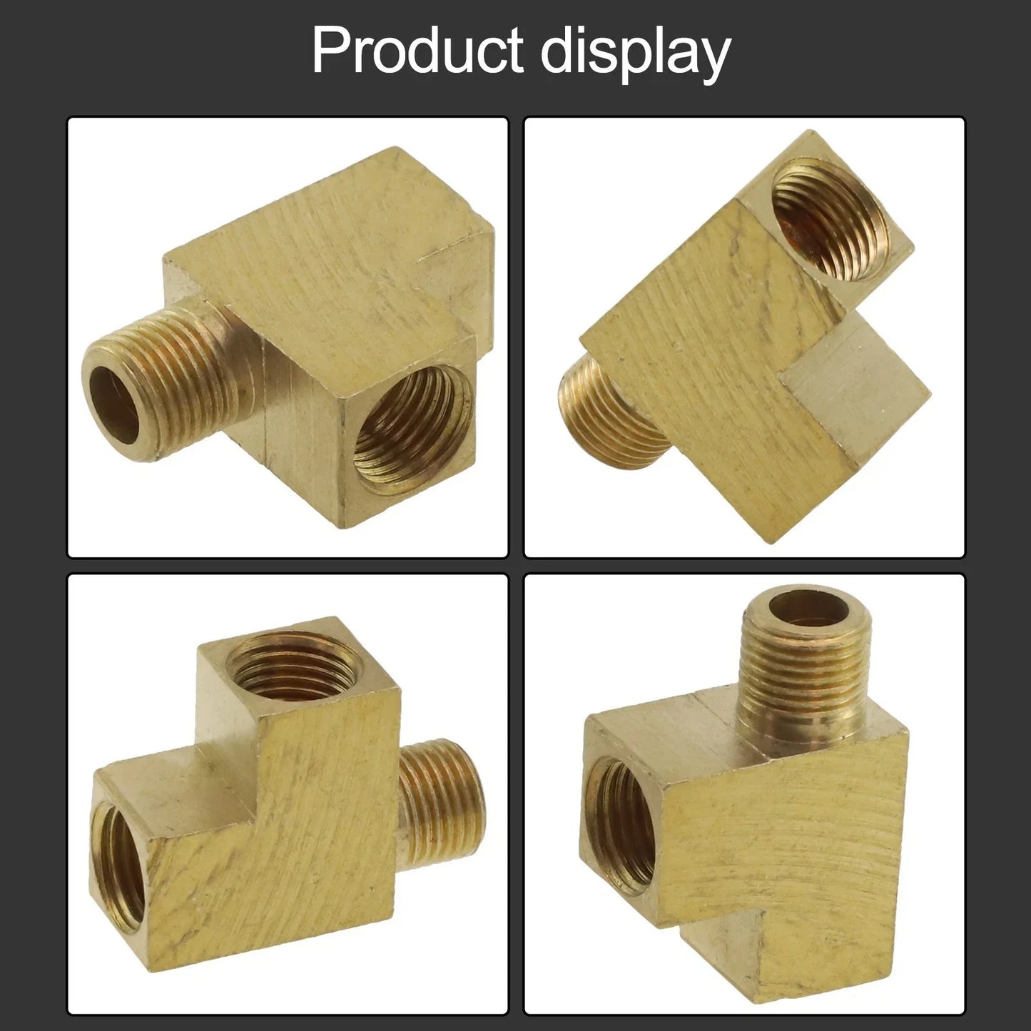 Brass Angle Adapter M10x1mm for Oil Pressure Sensor