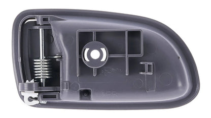 2 x Front LH+RH Textured Grey Inner Door Handle for Kia Rio (2002–2005)