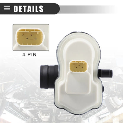 Fuel Vapor Leak Detection Pump for BMW Black White Plastic Metal