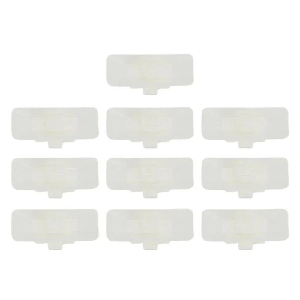 10 x Car Body Side Moulding Clips White for Mercedes Benz W124 W129 (1990-1996)