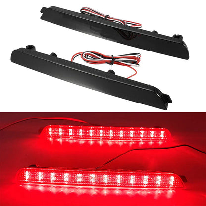 Smoke Lens Red LED Rear Bumper Reflector Brake Lamp for Mazda 3 (2004-2009)