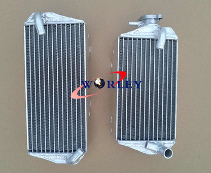 Aluminum Radiator & Red Hose Kit for Suzuki RMZ450 (2008-2015)