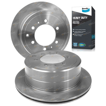 Rear Brake Rotors & HD Pads for Landcruiser FZJ80 (1992–1998)