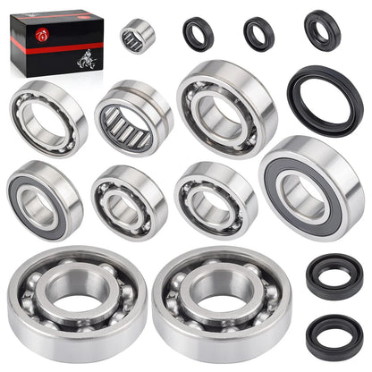 Crankshaft Transmission Bearings with Seals Kit for Yamaha WR400F (1998–2000)