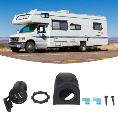 Socket / 12-24V / Dustproof Socket for Boat Motorhome Camper Van Caravan