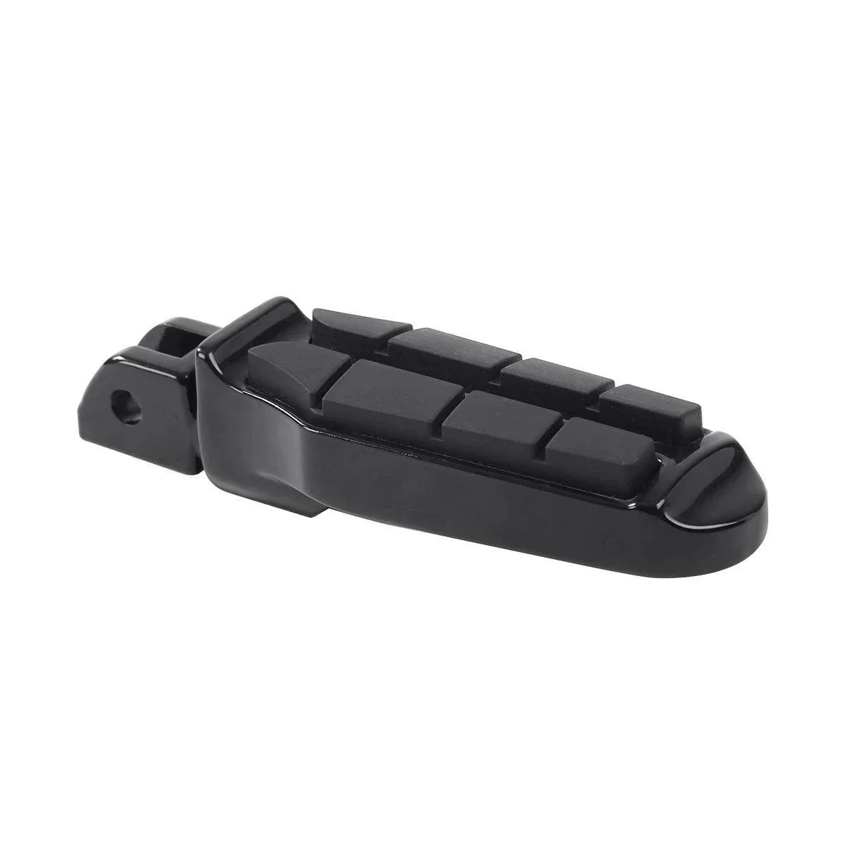Black Driver Rider Footpegs for Harley Softail Fat Bob (2018-2025)