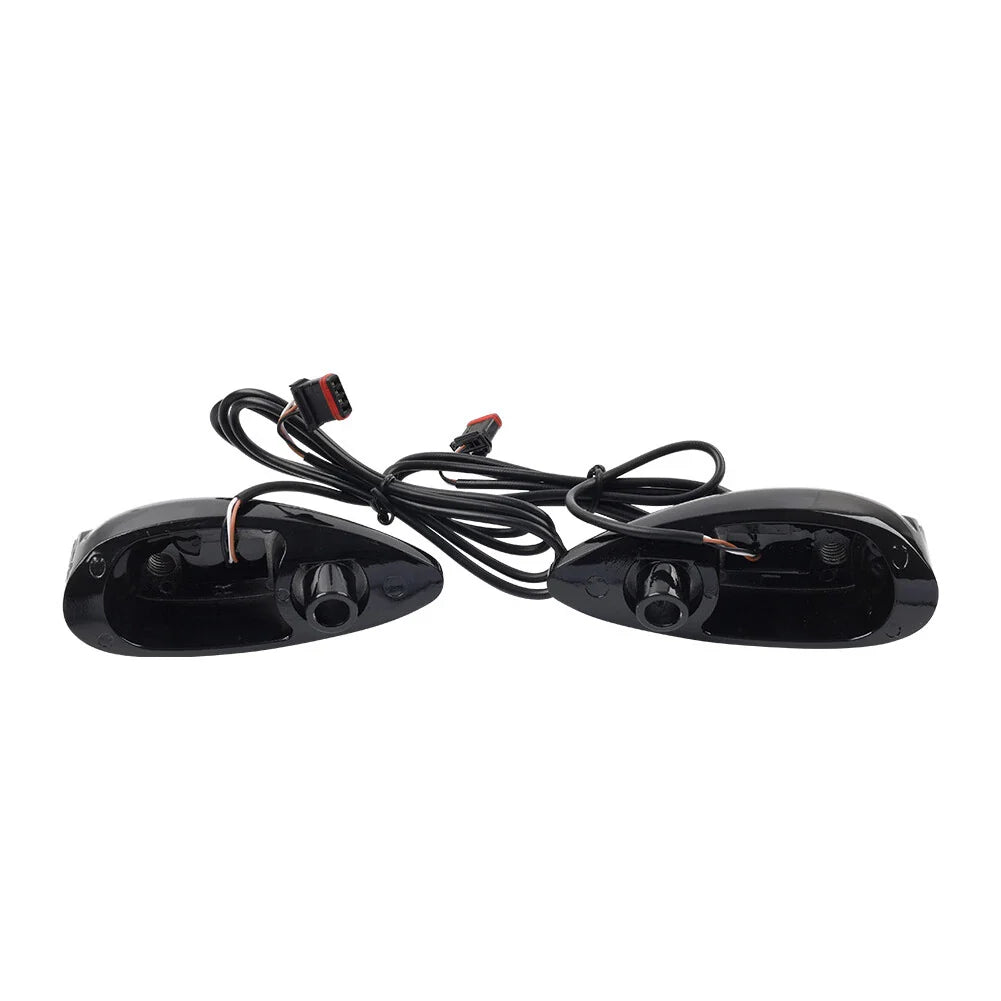 Front Turn Signal Light Black for Harley Road Glide FLTRX FLTRU FLTRK (2015-2024)