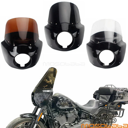 Front Headlight Fairing & Windshield Kit for Harley FXST (2018-2023)
