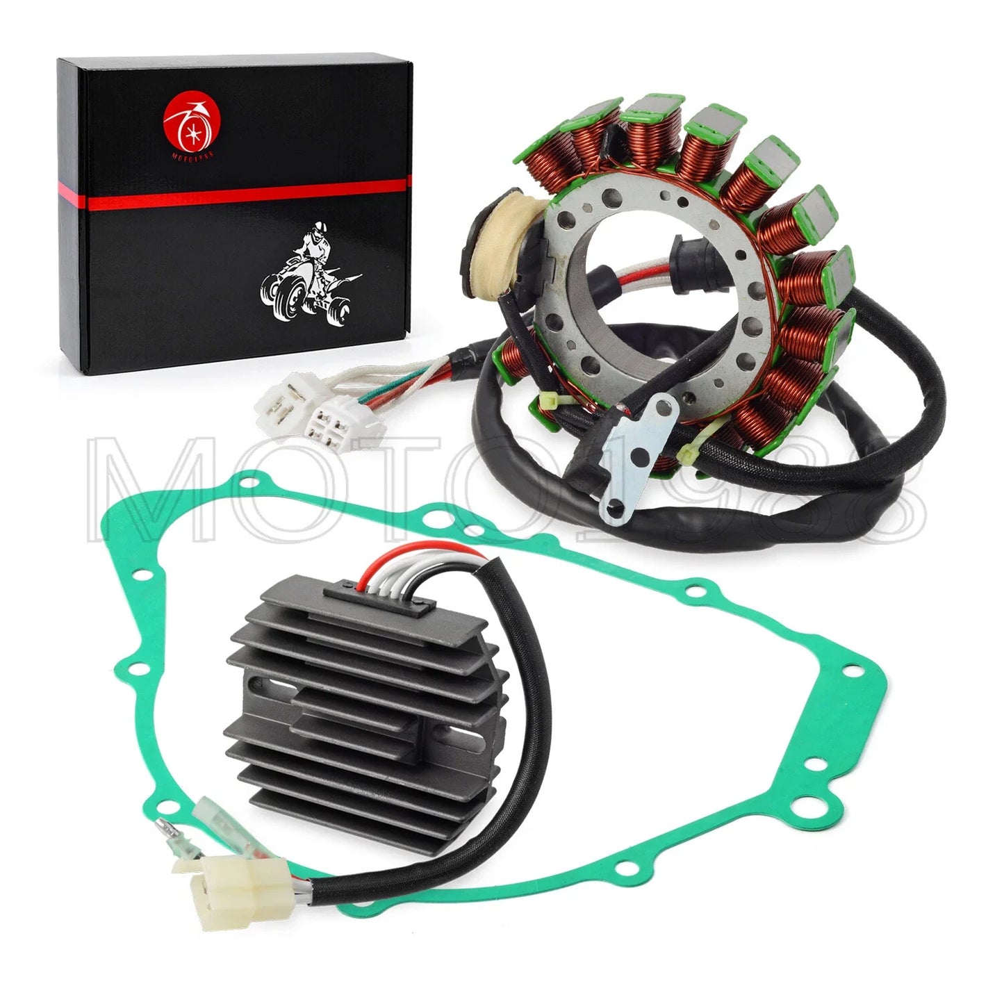Stator & Rectifier w/ Gasket Assy for Yamaha Grizzly 600 YFM600FW (1998–2002)