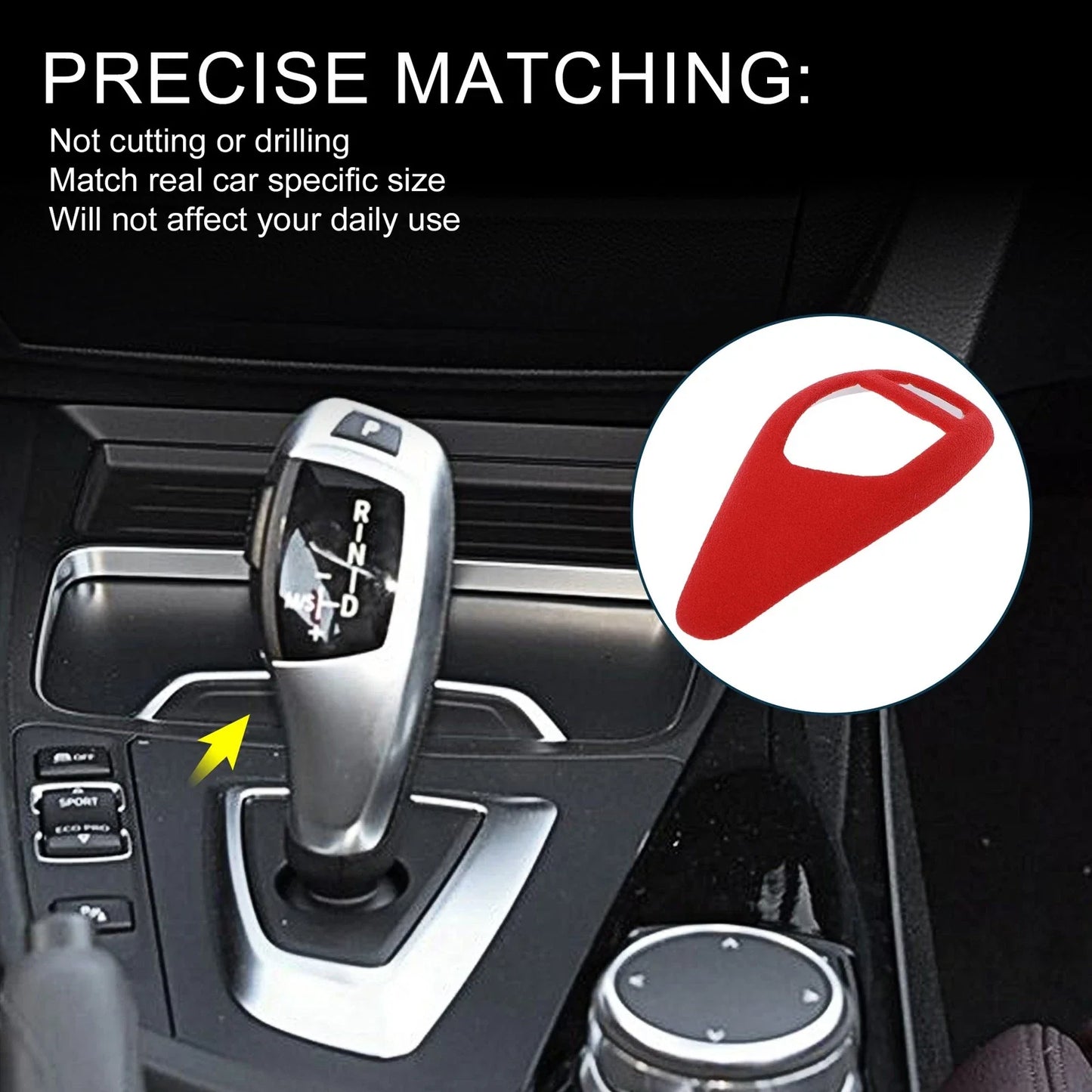 Gear Shift Knob Cap Cover for BMW 3/4 Series F30 F31 F32 F36 F34 (2013-2019)