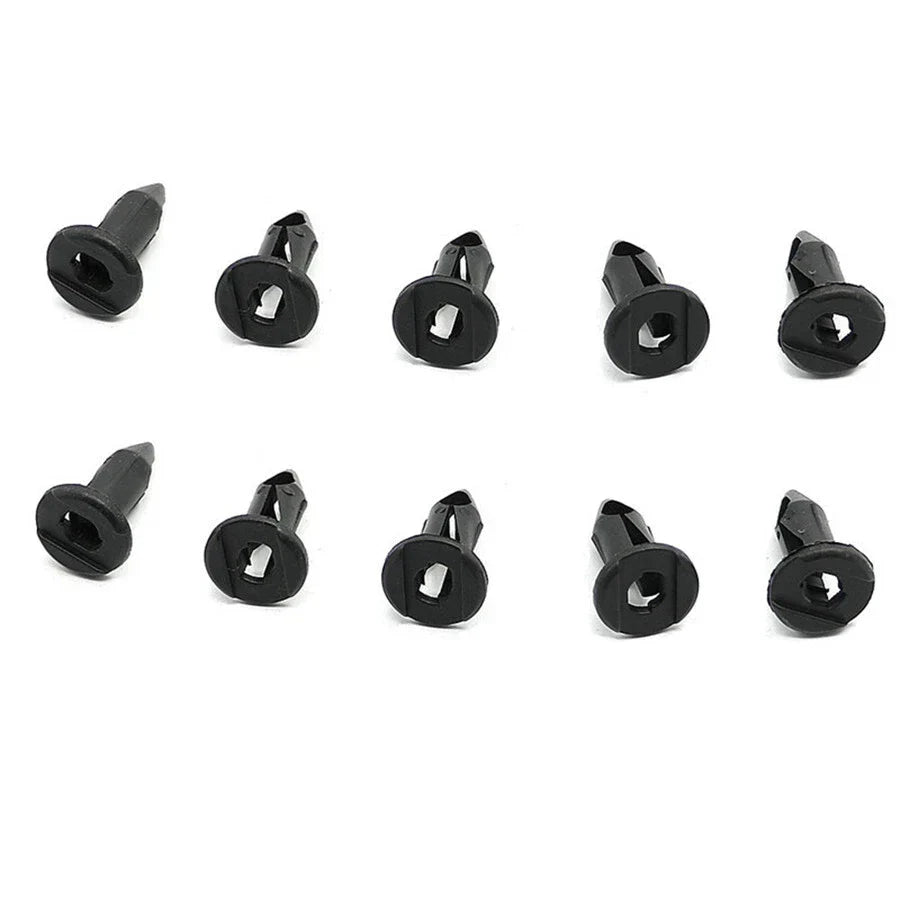 100 Pcs 8mm ATV UTV Fairing Body Trim Panel Fastener Clips