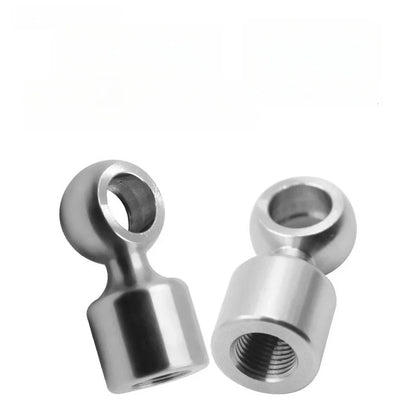 Oil Pipe Extension 3.5cm Stainless Steel 304 Secure Threads for Motorcycle