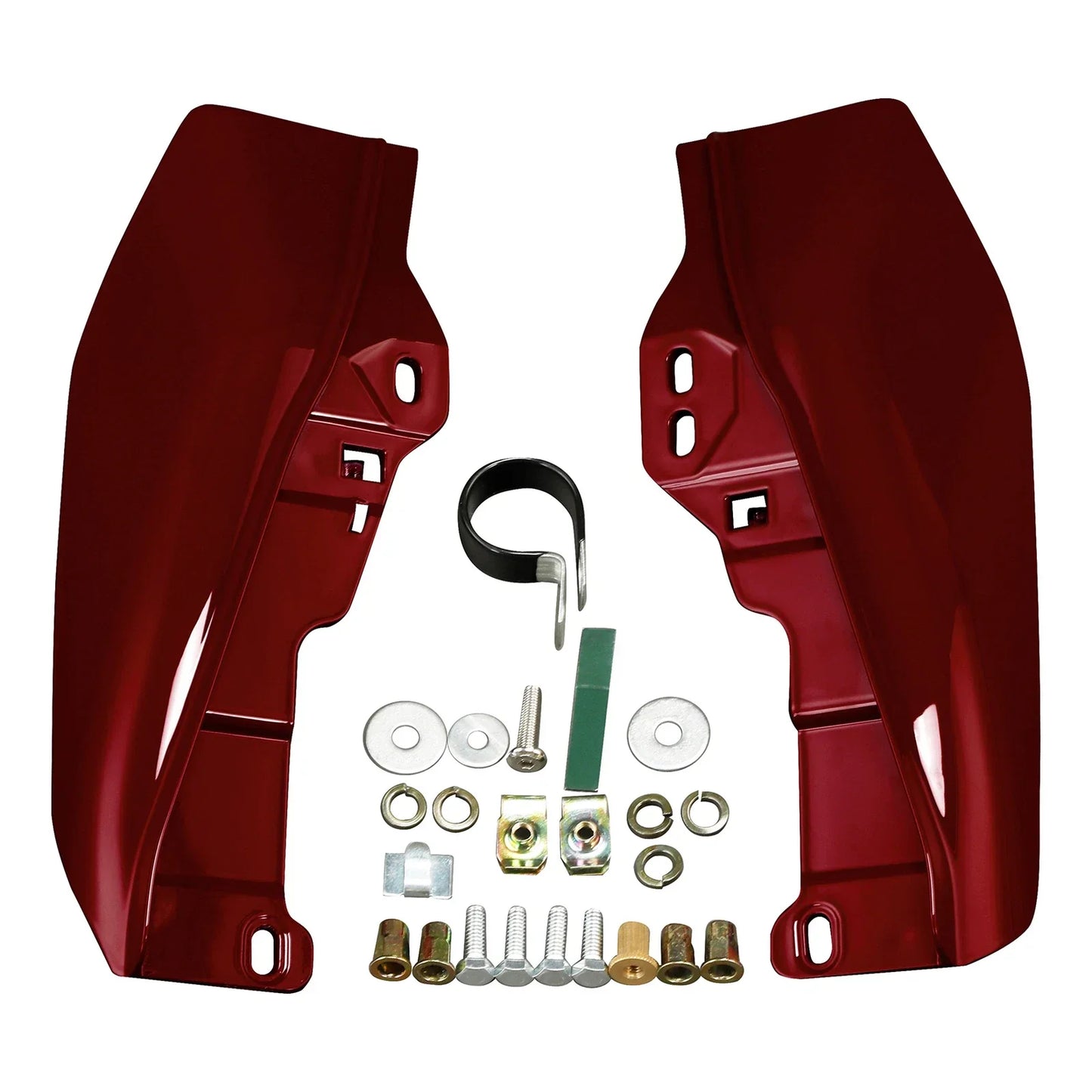 Mid Frame Deflectors for Harley Touring Road Glide (2009-2023) Billiard Red